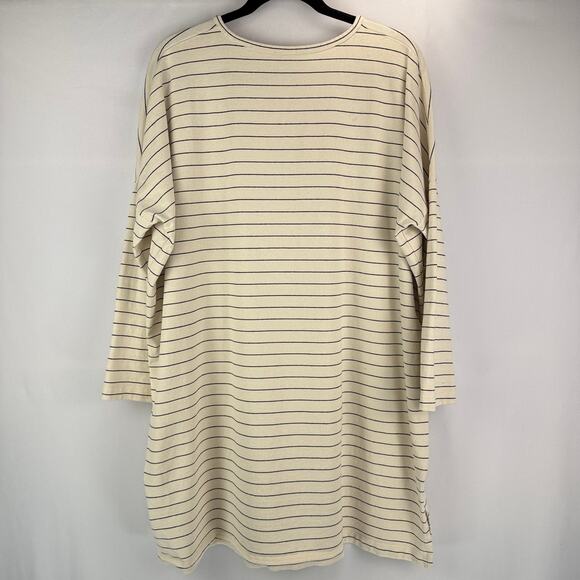 COS Relaxed Fit Cotton-Linen Blend T-Shirt Dress Size M - Picture 5 of 10